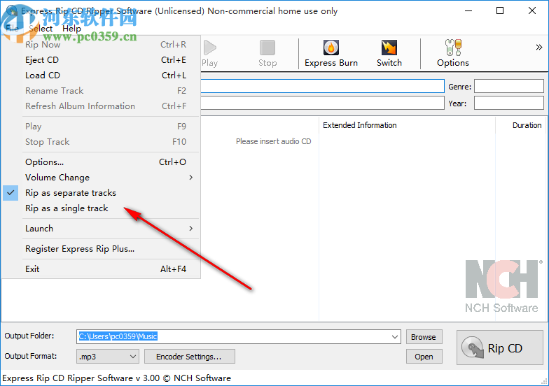 Express Rip CD Ripper(CD音频提取工具)