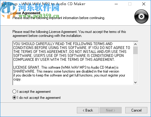 WMA WAV MP3 to Audio CD Maker(音频CD制作软件)