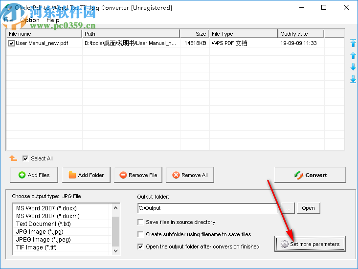 Okdo pdf to Word Txt Tif Jpg Converter