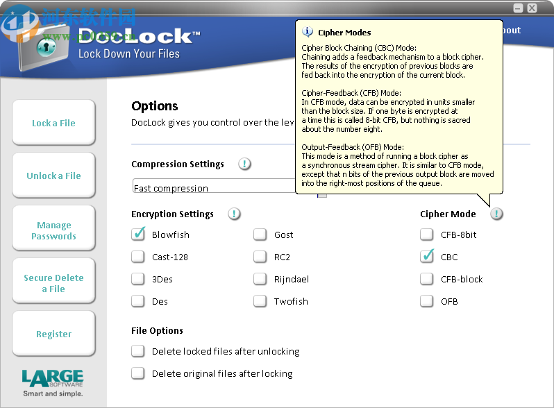DocLock(文件夹加密)