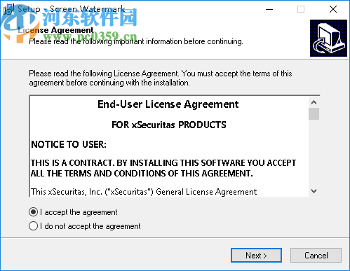 xSecuritas Screen Watermark
