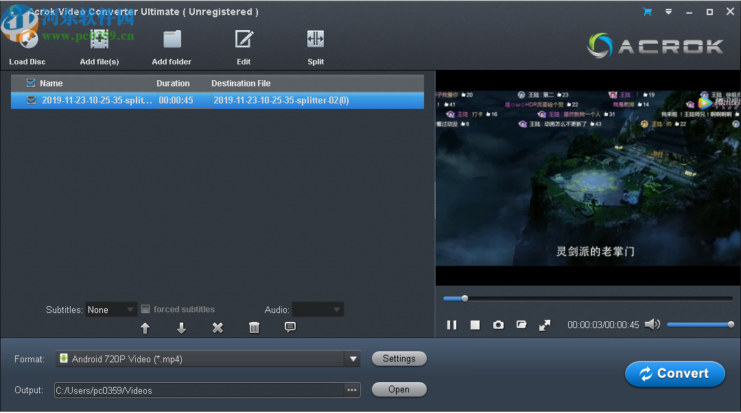 Acrok Video Converter Ultimate(视频格式转换器)