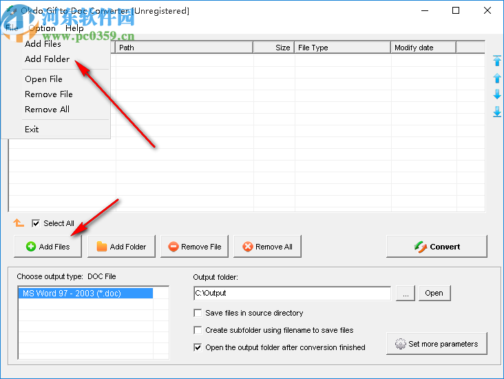 Okdo Gif to Doc Converter(图片转文档软件)