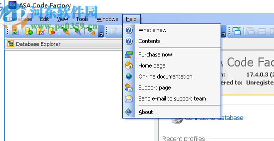 ASA Code Factory(数据库管理工具)