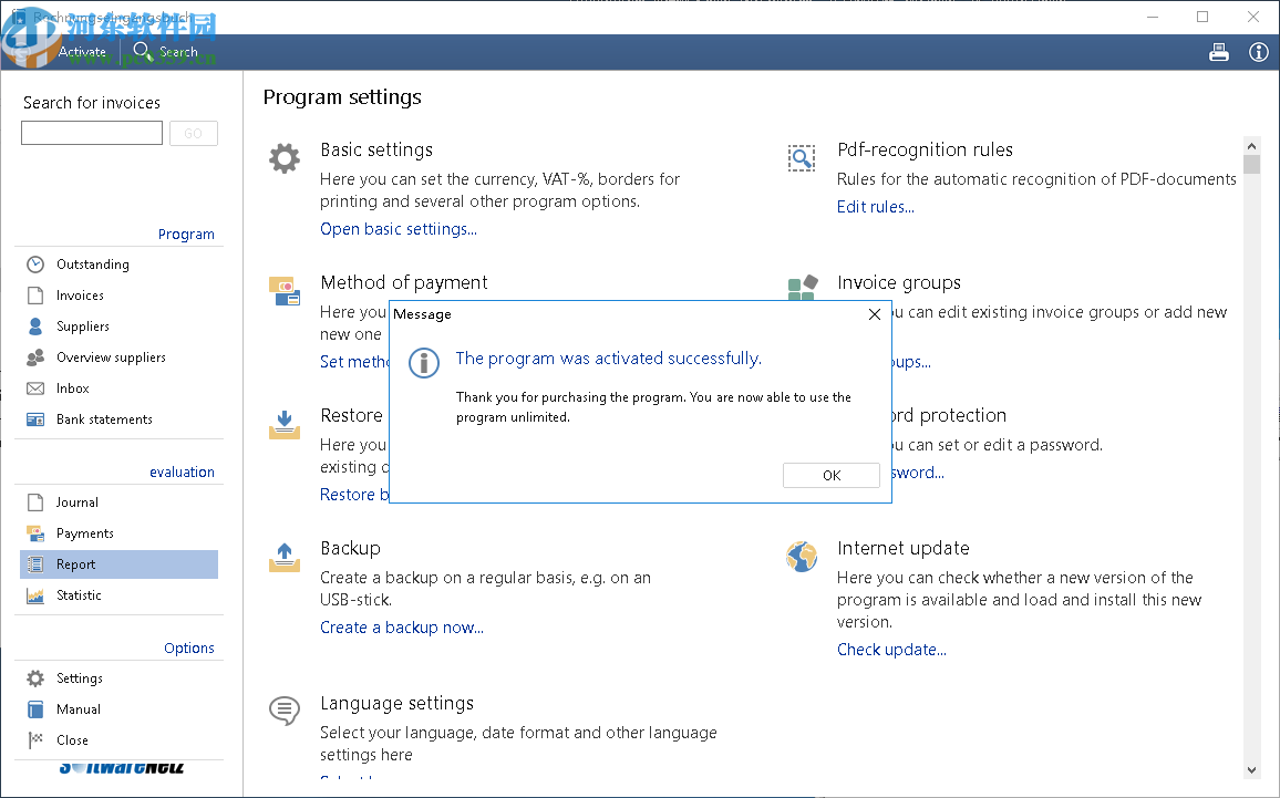 Rechnungseingangsbuch(会计开票软件)