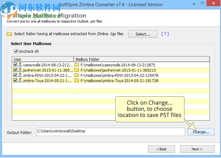 SoftSpire Zimbra Converter(Zimbra转换器)
