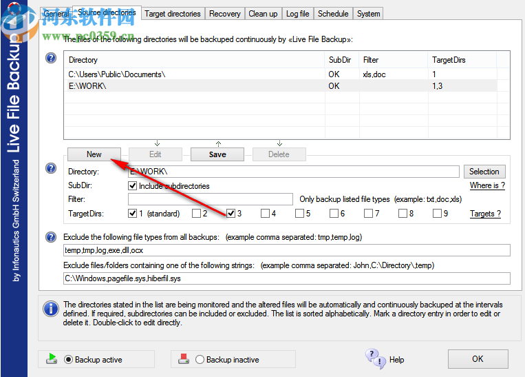 Live File Backup(文件实时备份软件)