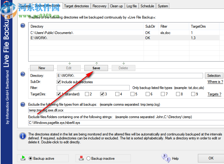 Live File Backup(文件实时备份软件)
