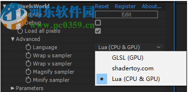 PixelsWorld(像素世界着色器代码渲染AE插件)