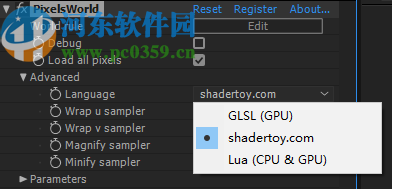 PixelsWorld(像素世界着色器代码渲染AE插件)
