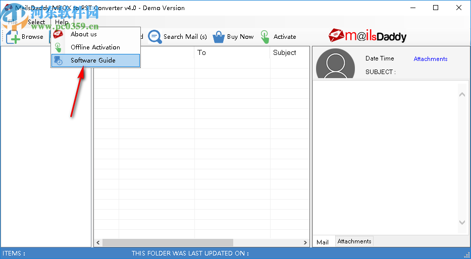 MailsDaddy MBOX To PST Converter