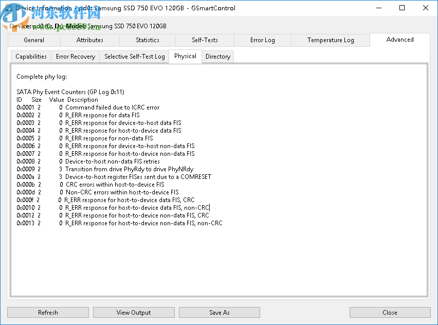 智能磁盘检测工具(GSmartControl)