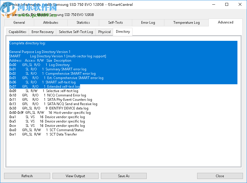 智能磁盘检测工具(GSmartControl)