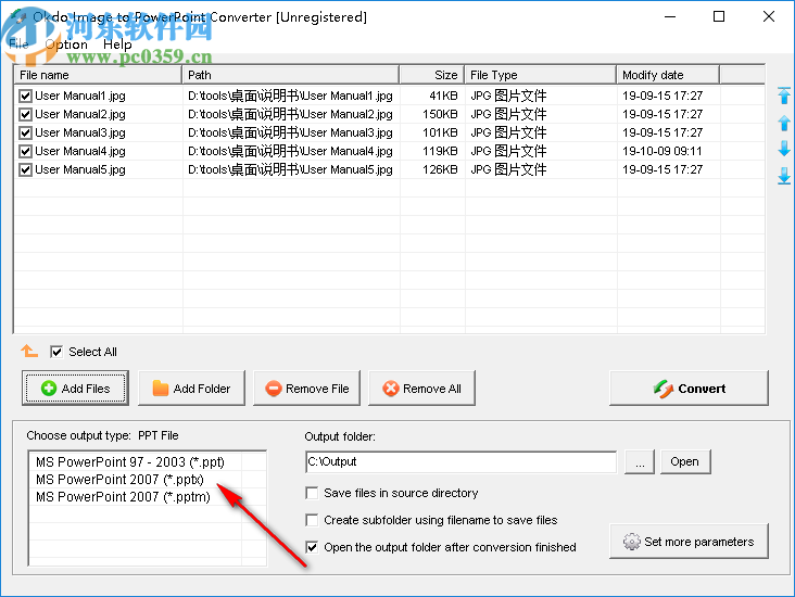 Okdo Image to PowerPoint Converter(图片转换pptx软件)