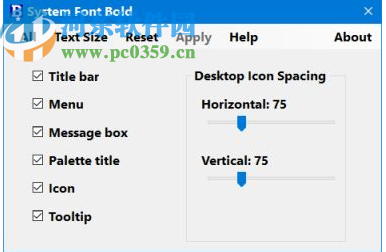 System Font Bold(系统字体设置软件)