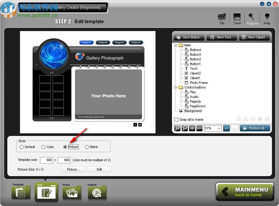 ThunderSoft Photo Gallery Creator(视频相册制作软件)