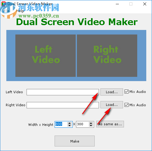 双屏视频制作器(Dual Screen Video Maker)