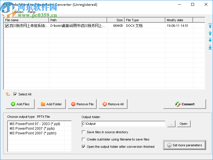 Okdo Word to PowerPoint Converter(Word转PPT工具)