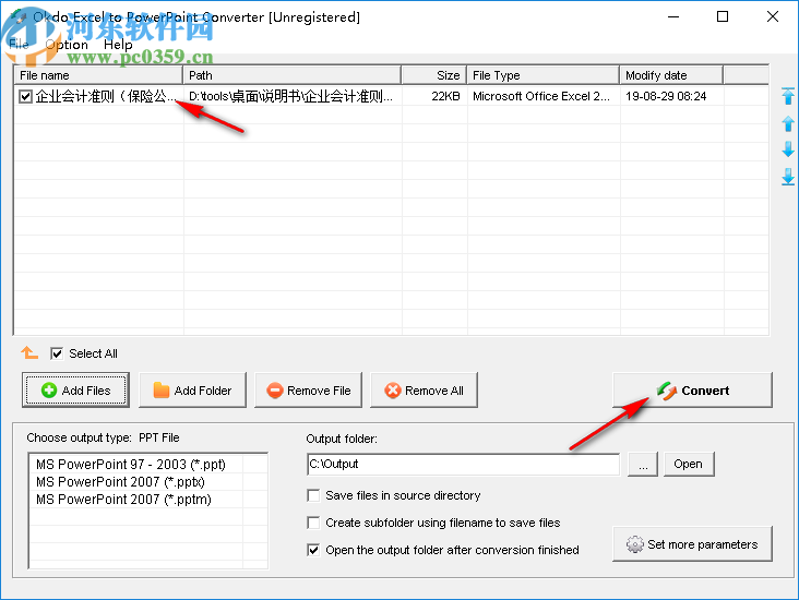 Okdo Excel to PowerPoint Converter(Excel转PPT工具)