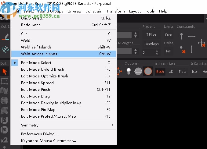 RizomUV Virtual Space(三维模型展UV软件)