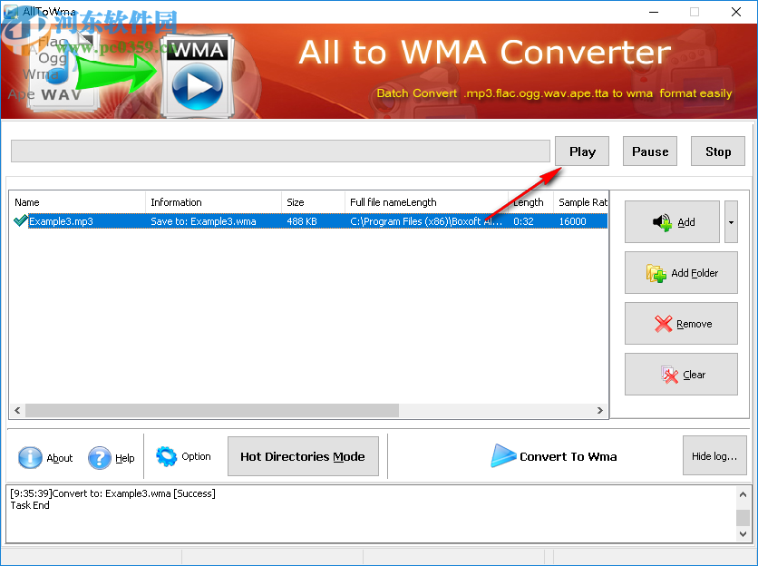 Boxoft All to WMA Converter(WMA格式转换器)