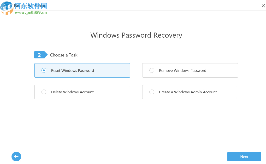 Passper WinSenior(Windows密码恢复工具)
