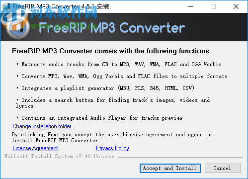 FreeRIP MP3 Converter(音频格式转换工具)