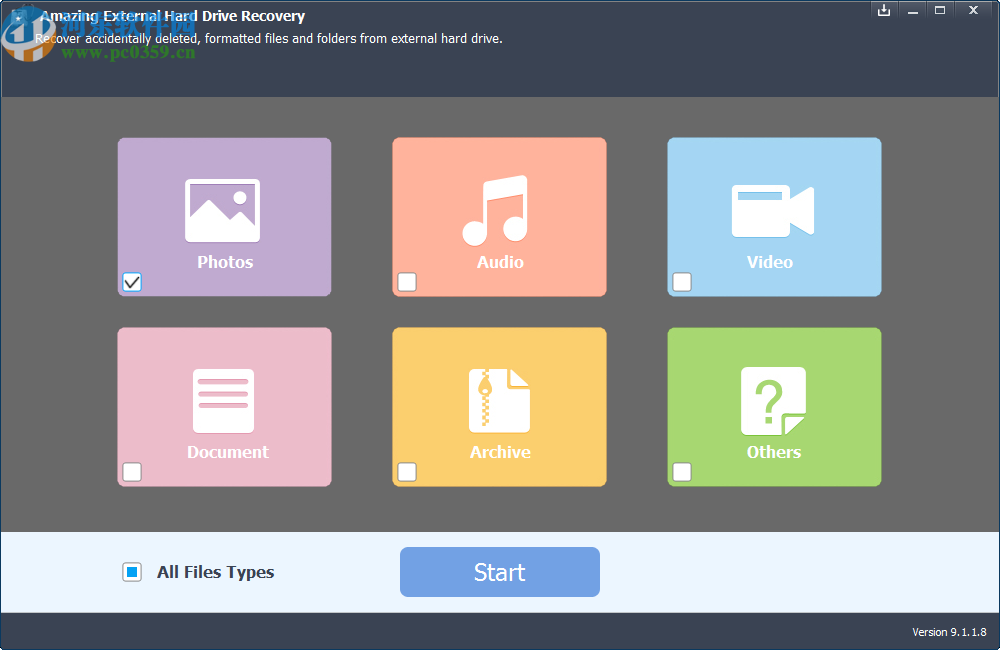 Amazing External Hard Drive Recovery(数据恢复软件)