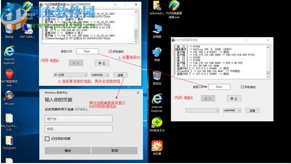 P2P远程桌面连接