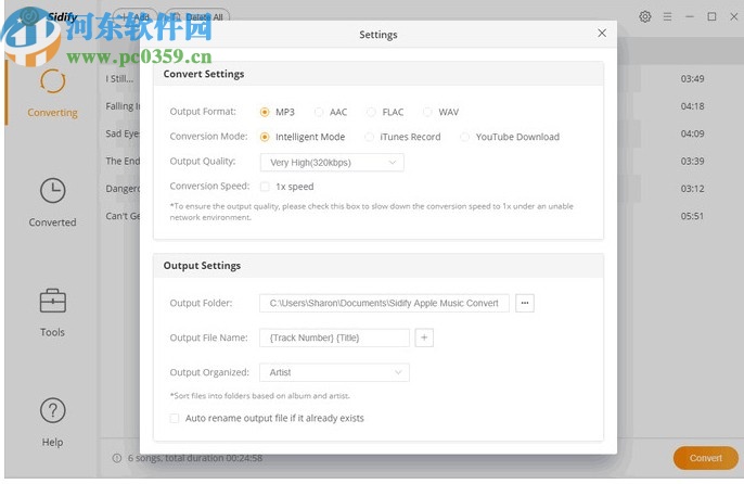Sidify Apple Music Converter(音乐格式转换器)
