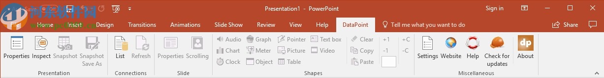 PresentationPoint DataPoint(PPT演示文稿软件)