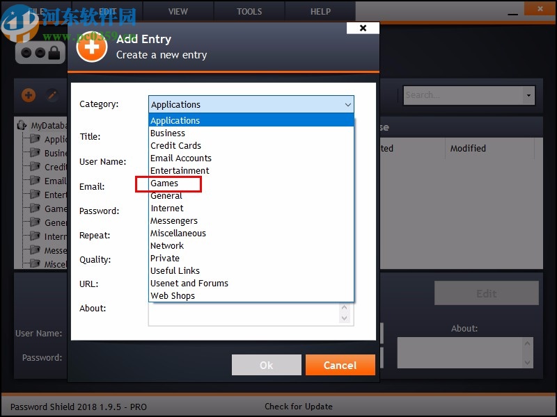 Password Shield(账号密码保存软件)