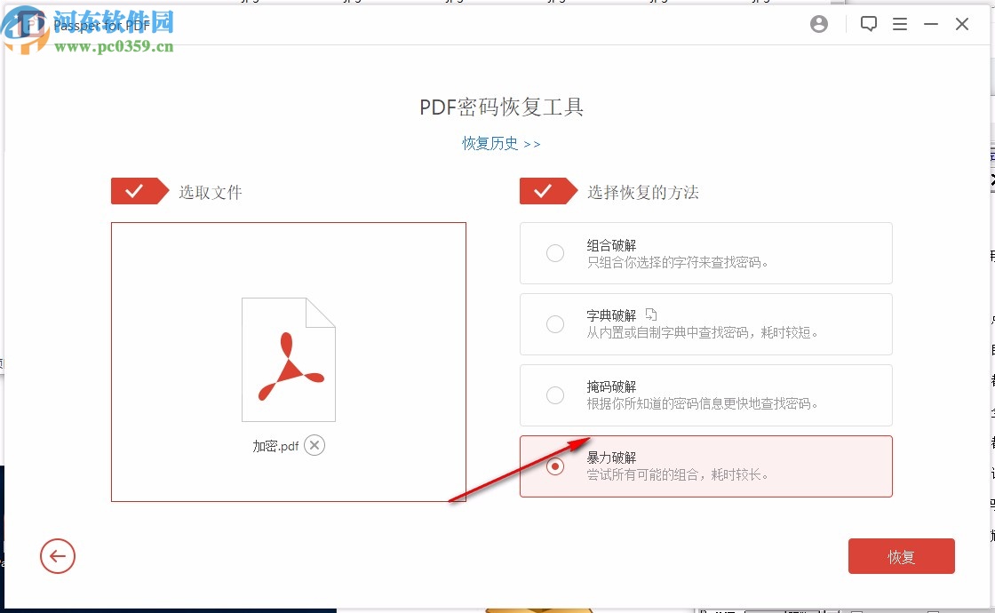 Passper for PDF(PDF密码恢复工具)