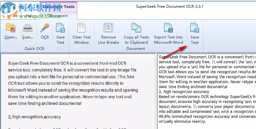 SuperGeek Free Document OCR(OCR识别工具)
