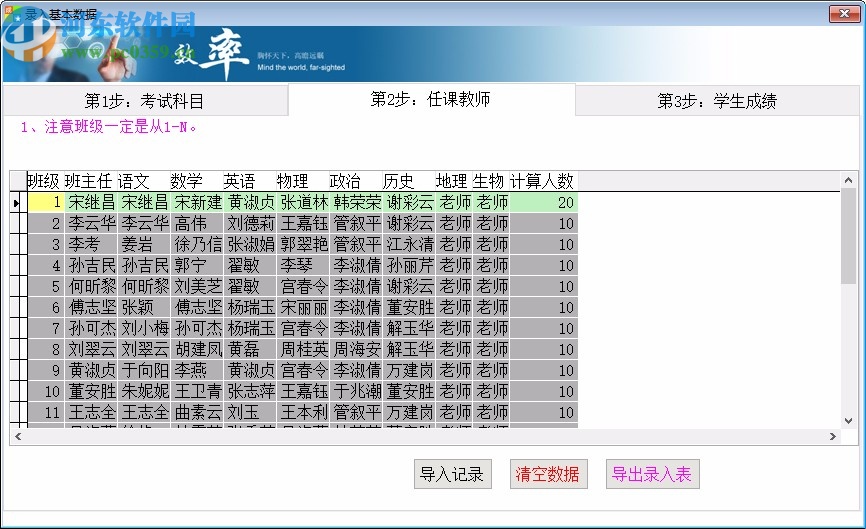 光明中小学学生成绩分析系统
