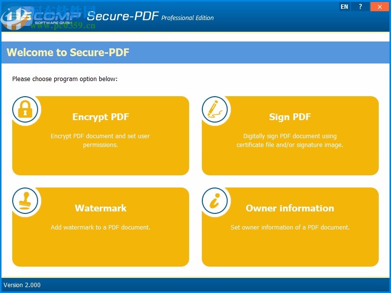 Secure-PDF Professional Edition
