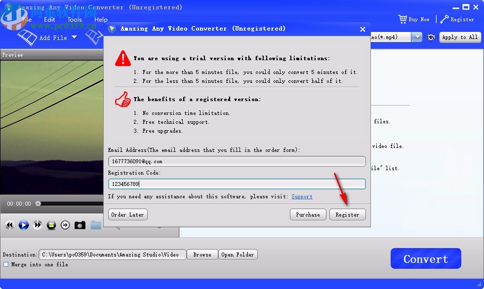 Amazing Any Video Converter(免费视频格式转换器)