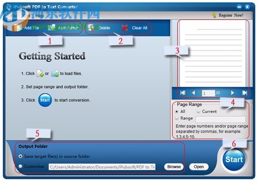 iPubsoft PDF to Text Converter(PDF转换txt工具)
