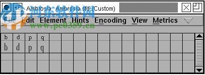FontForge(字体编辑软件)