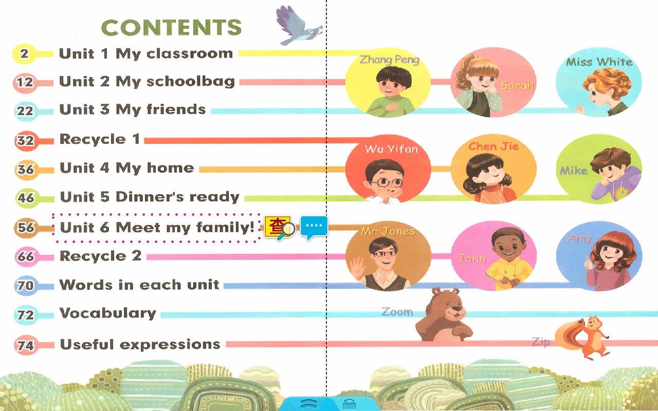 人教PEP英语四年级上册(2)
