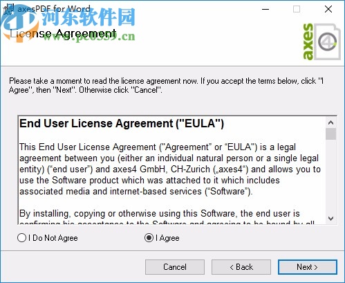 axesPDF for Word(文档PDF格式导出工具)