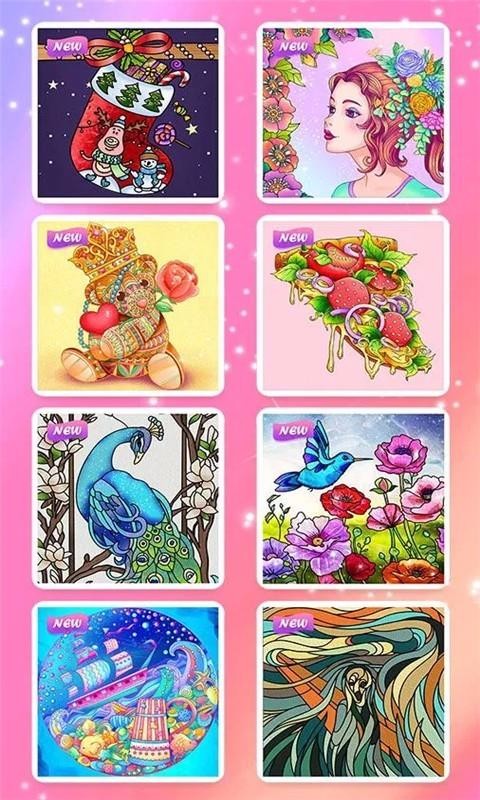 儿童涂色梦想花园(4)