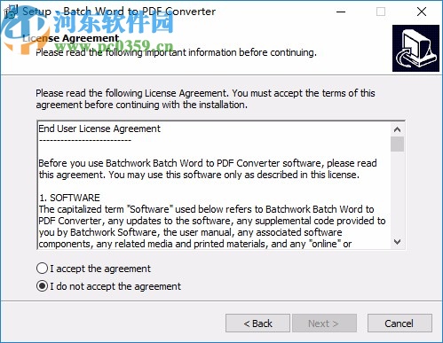 Batch DOC to PDF Converter