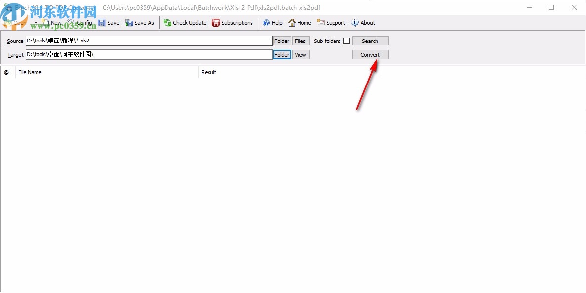 Batch XLS to PDF Converter下载