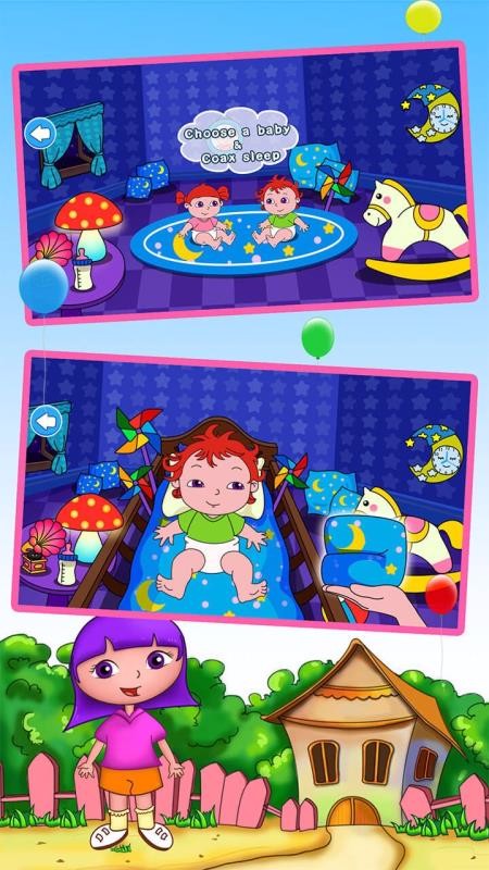 安娜照顾双生儿宝宝(4)